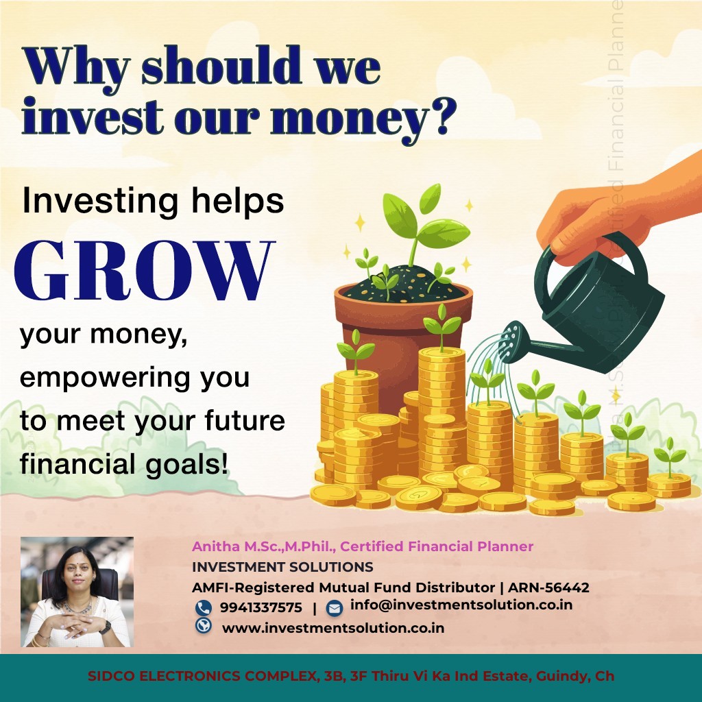 <p>Why should we invest our money</p>
