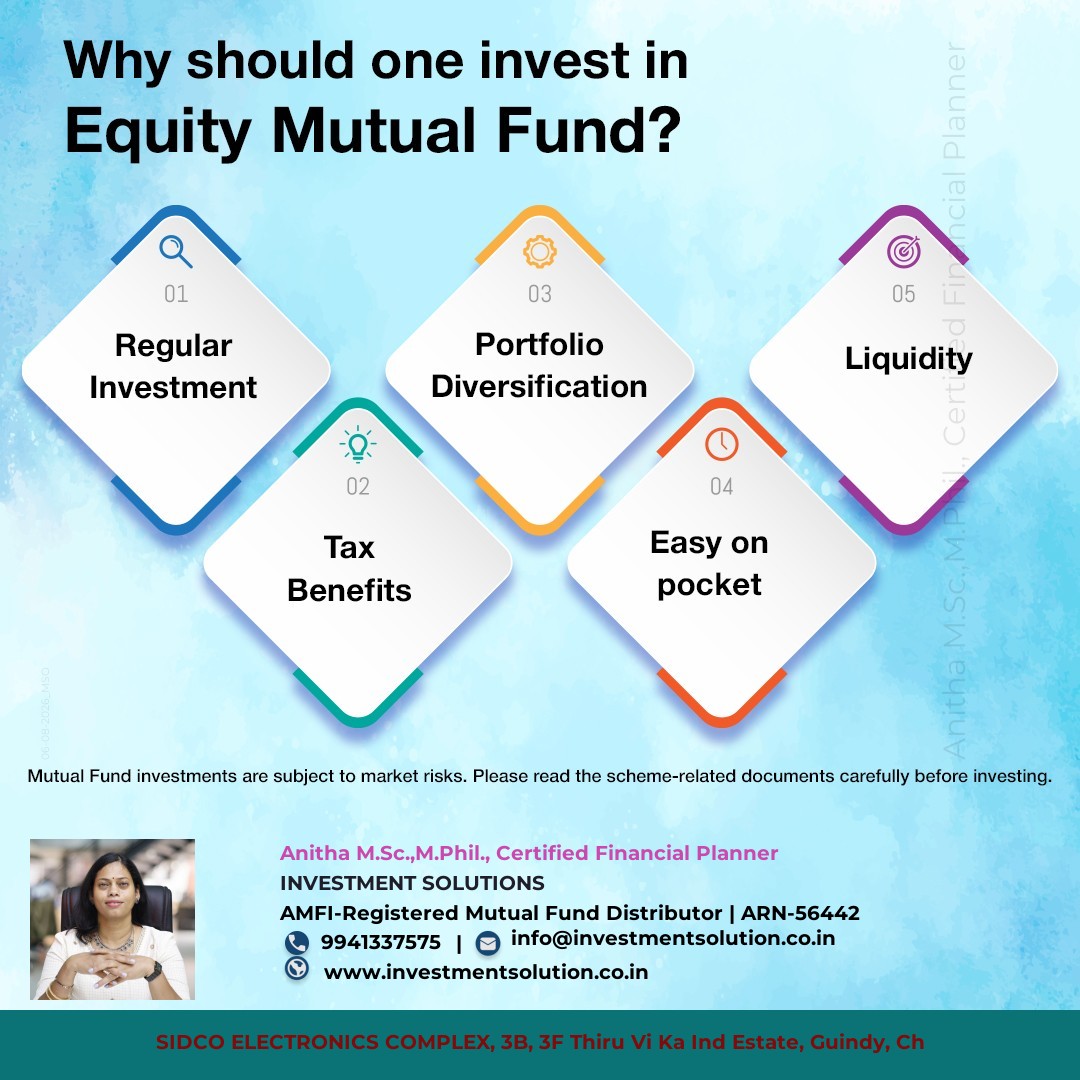 <p>Why should one invest in Equity mutual Fund?</p>