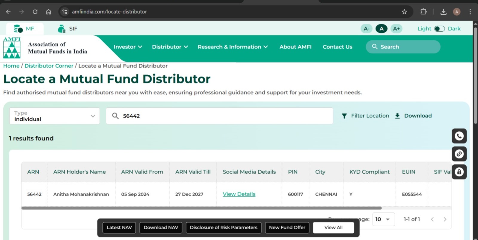 AMFI REGISTERED ADVISOR