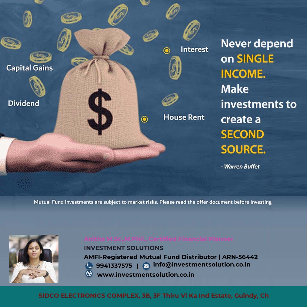 <p>Never Depend on Single Income </p>