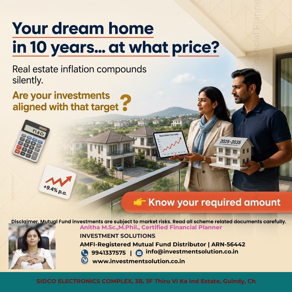 <p>Your Dream home in 10yrs.., At what Price</p>