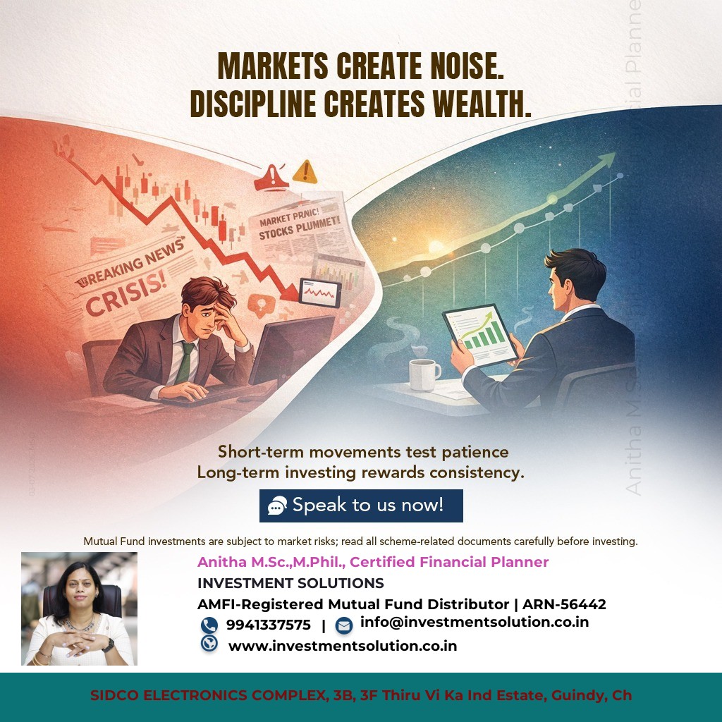 Markets Create Noise. Discipline Creates Wealth