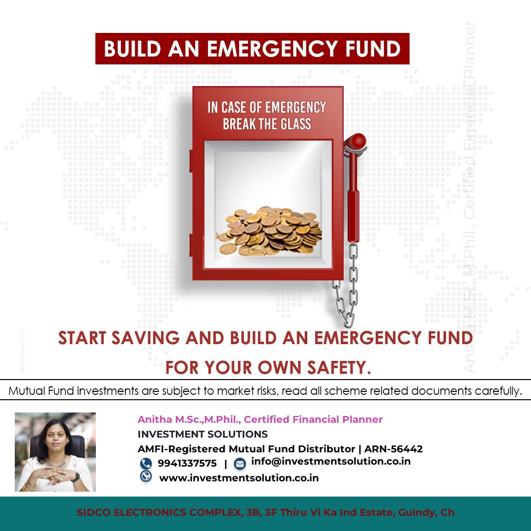<p>Build an Emergency fund</p>